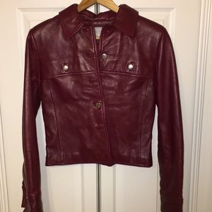 Saks Fifth Ave. Genuine Leather Jacket